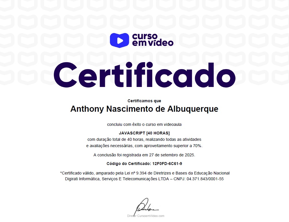 certificado